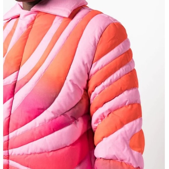 ERL Pink Sunset Down Jacket ❤️New❤️ - Picture 8 of 15